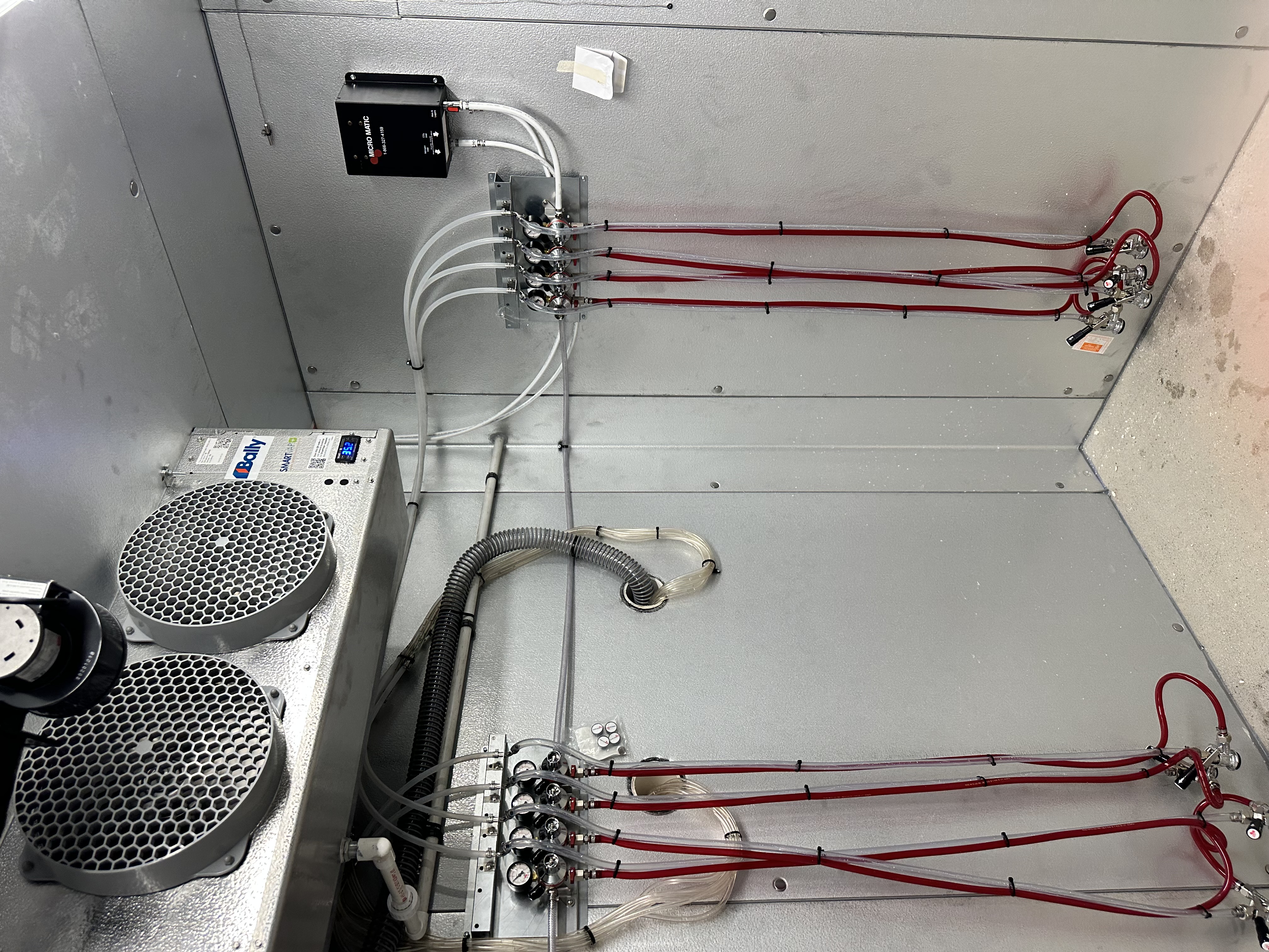 Walk-in cooler with Bally refrigeration and Micro Matic controller